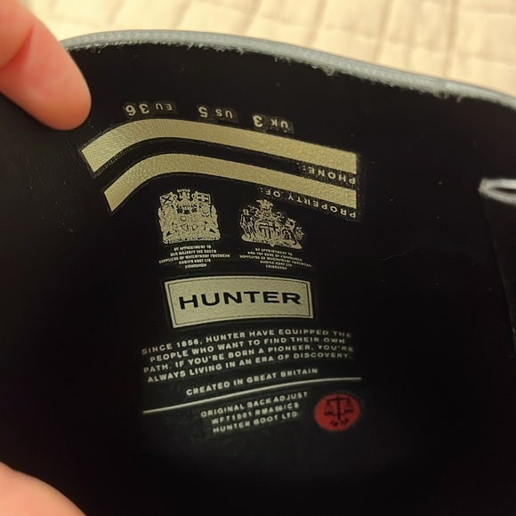 HUNTER Original Tall Wide Calf Rain Boot NWOT - Picture 11 of 12